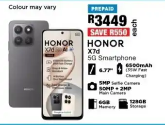 OK Furniture Honor X7d 5G Smartphone offer
