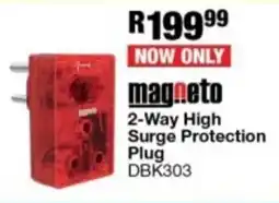 OK Furniture Magneto 2-Way High Surge Protection Plug offer