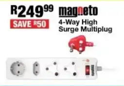 OK Furniture Magneto 4-Way High Surge Multiplug offer