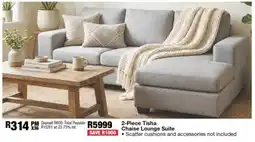 OK Furniture Tisha Chaise Lounge Suite offer
