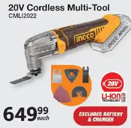 Mica Ingco 20V Cordless Multi-Tool offer