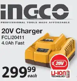 Mica Ingco 20V Charger offer