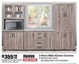 OK Furniture Milla Kitchen Scheme offer