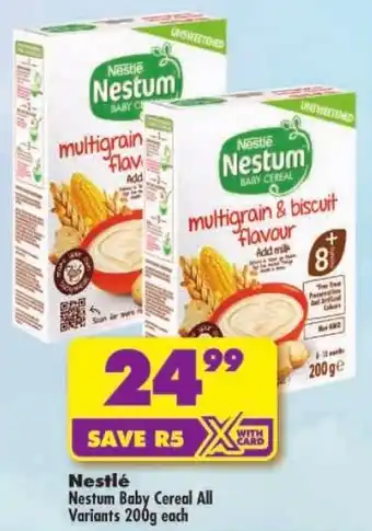 Shoprite Nestlé Nestum Baby Cereal All Variants offer