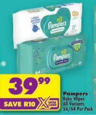 Shoprite Pampers Baby Wipes offer