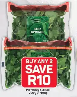 Pick n Pay Hypermarket PnP Baby Spinach offer