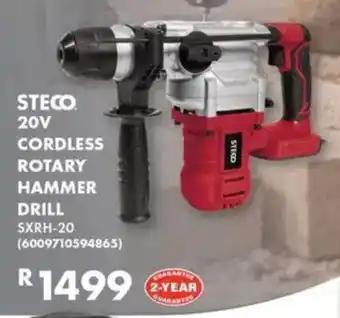 Build It Steco 20v cordless rotary hammer drill offer