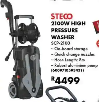 Build It Steco 2100w high pressure washer offer