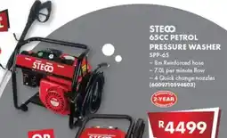 Build It Steco 65cc petrol pressure washer offer