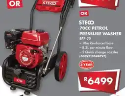 Build It Steco 70cc petrol pressure washer offer