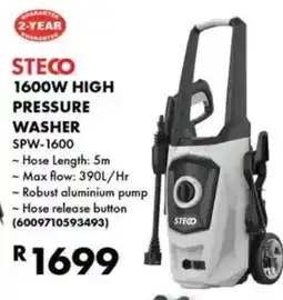 Build It Steco 1600w high pressure washer offer