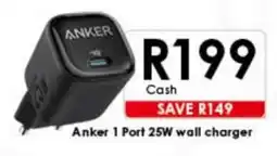 Chatz Connect Anker 1 Port 25W wall charger offer