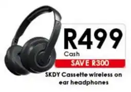 Chatz Connect SKDY Cassette wireless on ear headphones offer