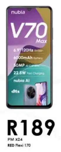 Chatz Connect Nubia V70 Max offer