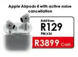 Chatz Connect Apple Airpods 4 with active noise cancellation offer