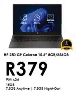 Chatz Connect HP 250 G9 Celeron 15.6" 8GB/ 256GB offer