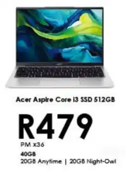 Chatz Connect Acer Aspire Core i3 SSD 512GB offer