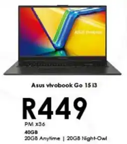 Chatz Connect Asus Vivobook Go 15 i3 offer