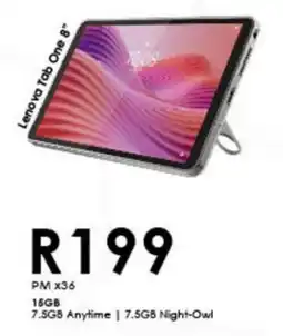 Chatz Connect Lenova Tab One 8" offer
