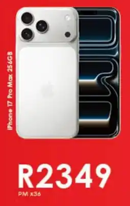 Chatz Connect IPhone 17 Pro Max 256GB offer