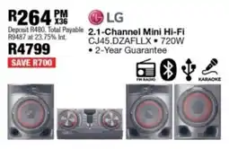 OK Furniture LG 2.1-Channel Mini Hi-Fi offer
