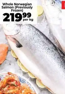 Food Lover's Market Whole Norwegian Salmon offer