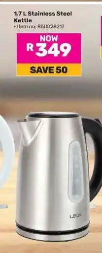 Game 1.7 L Stainless Steel Kettle offer