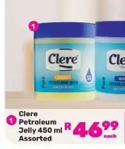 Game Clere Petroleum Jelly 450 ml Assorted offer