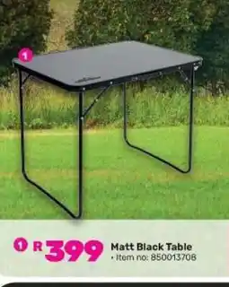 Game Matt Black Table offer