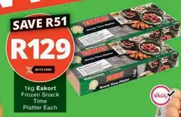 Checkers Eskort Frozen Snack Time Platter offer