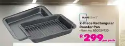 Game 2-Piece Rectangular Roaster Pan offer