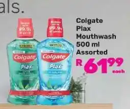 Game Colgate Plax Mouthwash 500 ml Assorted offer