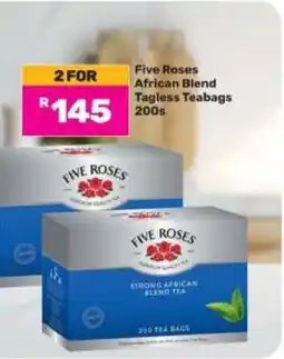 Game Five Roses African Blend Tagless Teabags-200s offer