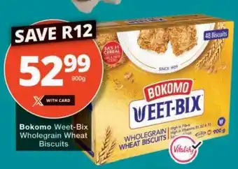 Checkers Bokomo Weet-Bix Wholegrain Wheat Biscuits offer