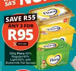 Checkers Flora Buttermilk Fat Spread offer