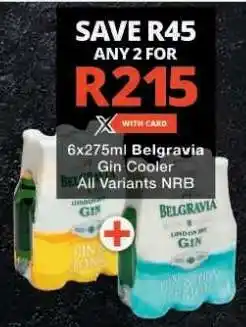 Checkers Belgravia Gin Cooler offer