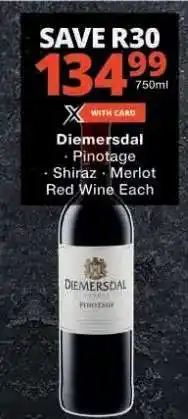 Checkers Diemersdal Red Wine offer