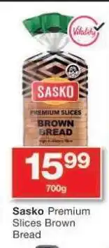 Checkers Sasko Premium Slices Brown Bread offer