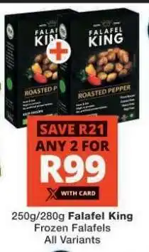 Checkers Falafel King Frozen Falafels offer