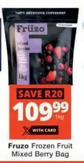Checkers Fruzo Frozen Fruit Mixed Berry Bag offer