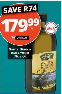 Checkers Santa Bianca Extra Virgin Olive Oil offer