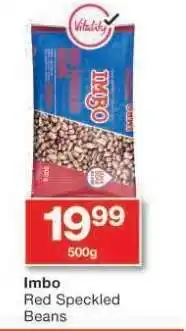 Checkers IMBO Red Speckled Beans offer