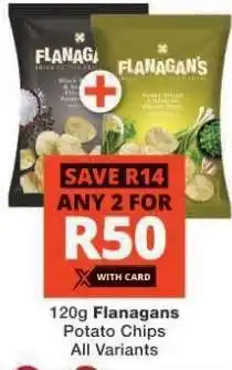 Checkers Flanagans Potato Chips offer