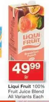 Checkers Liqui Fruit offer