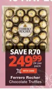 Checkers Ferrero Rocher Chocolate Truffles offer