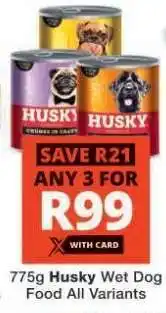 Checkers Husky Wet Dog Food offer