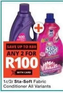 Checkers STA-SOFT Fabric Conditioner offer