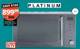 Checkers PLATINUM Silver Mirror Microwave Oven 20L offer