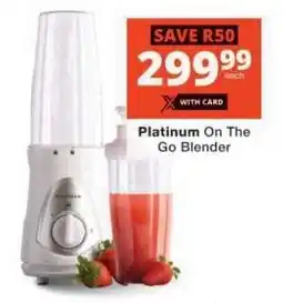 Checkers Platinum On-the-Go Blender offer