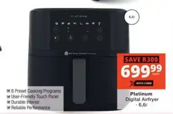 Checkers Platinum Digital Airfryer offer